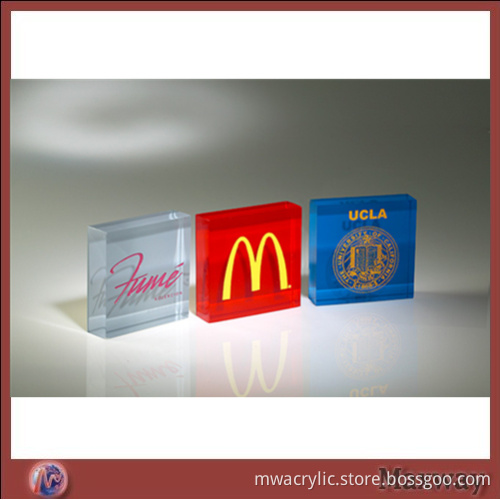 Colorful Small Square Acrylic Award